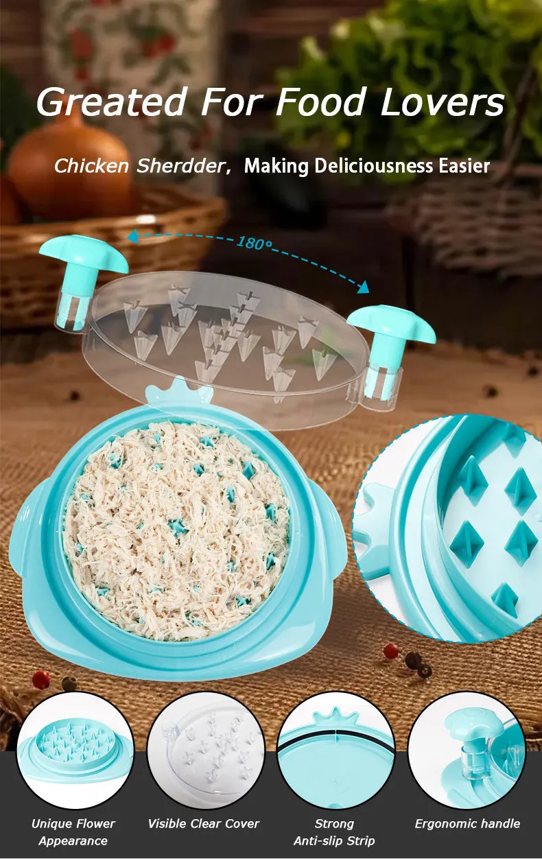 2pcs Orange New Chicken Shredder | Effortless Chicken Breast Shredding Tool | Meal Prep & Baby Food