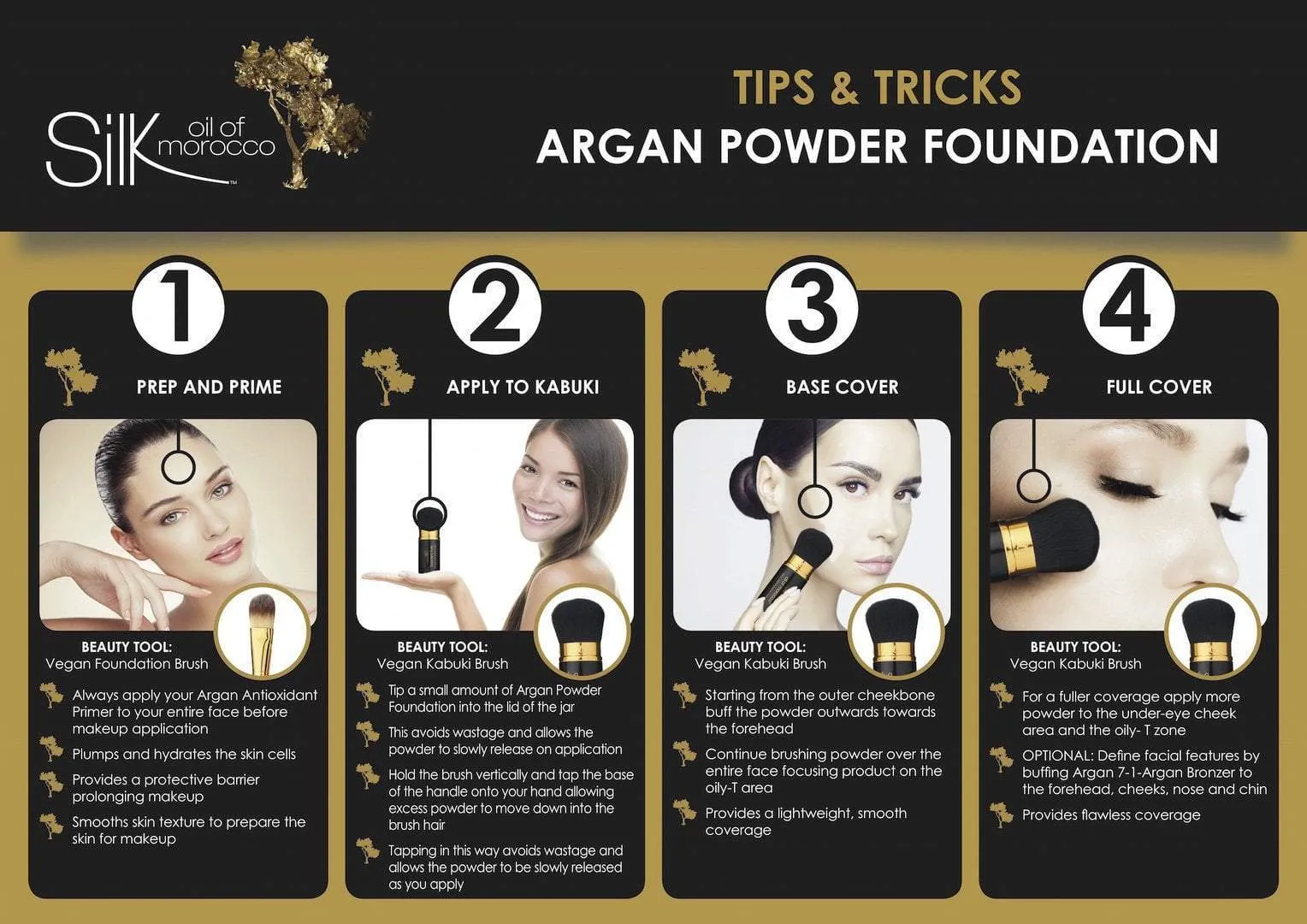 Argan Powder Foundation - Tan