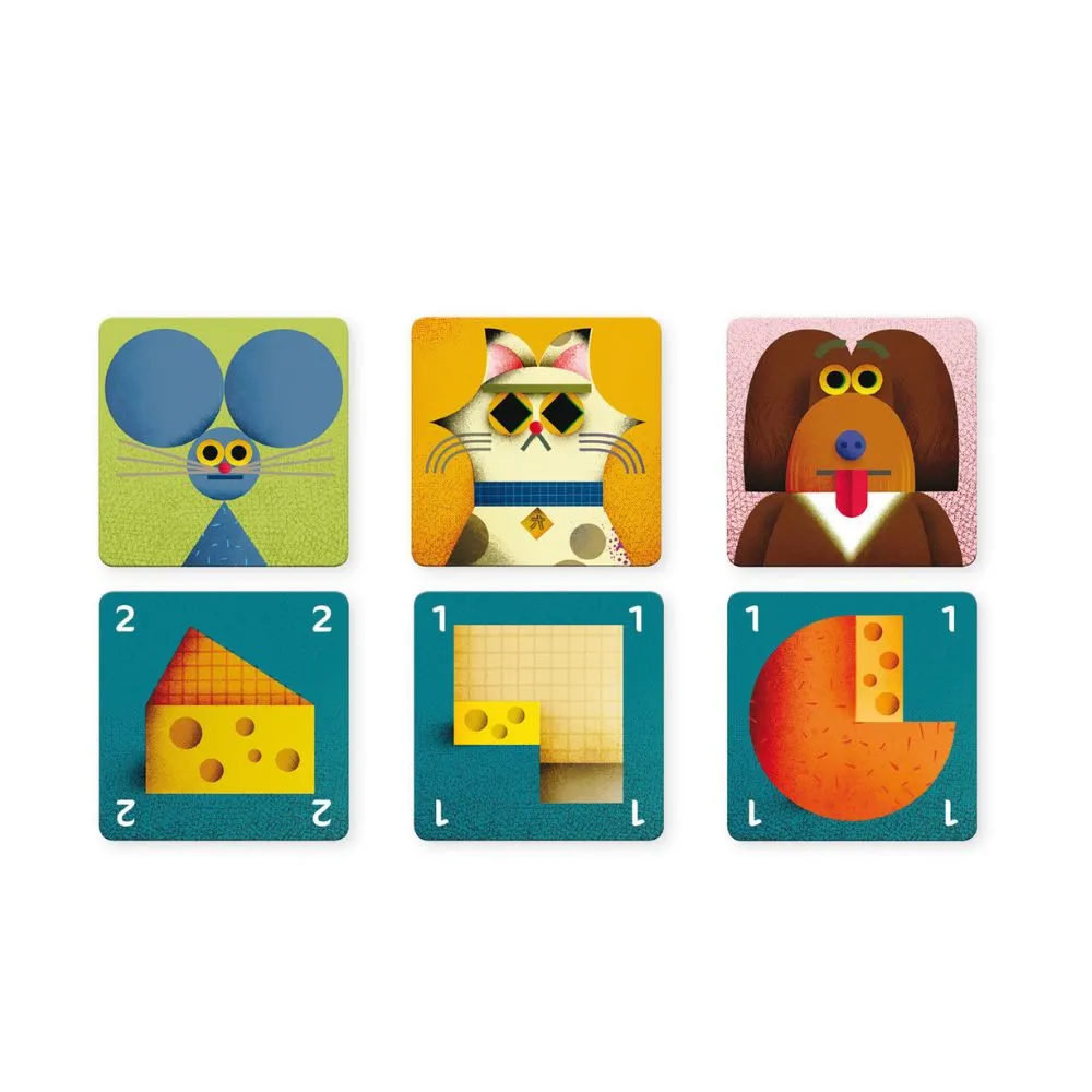 Djeco Card Games- Cheese Rescue