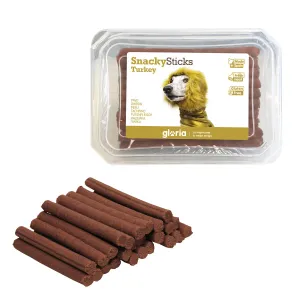 Dog Snack Gloria Snackys Sticks Chicken Turkey Small Bars 800 g