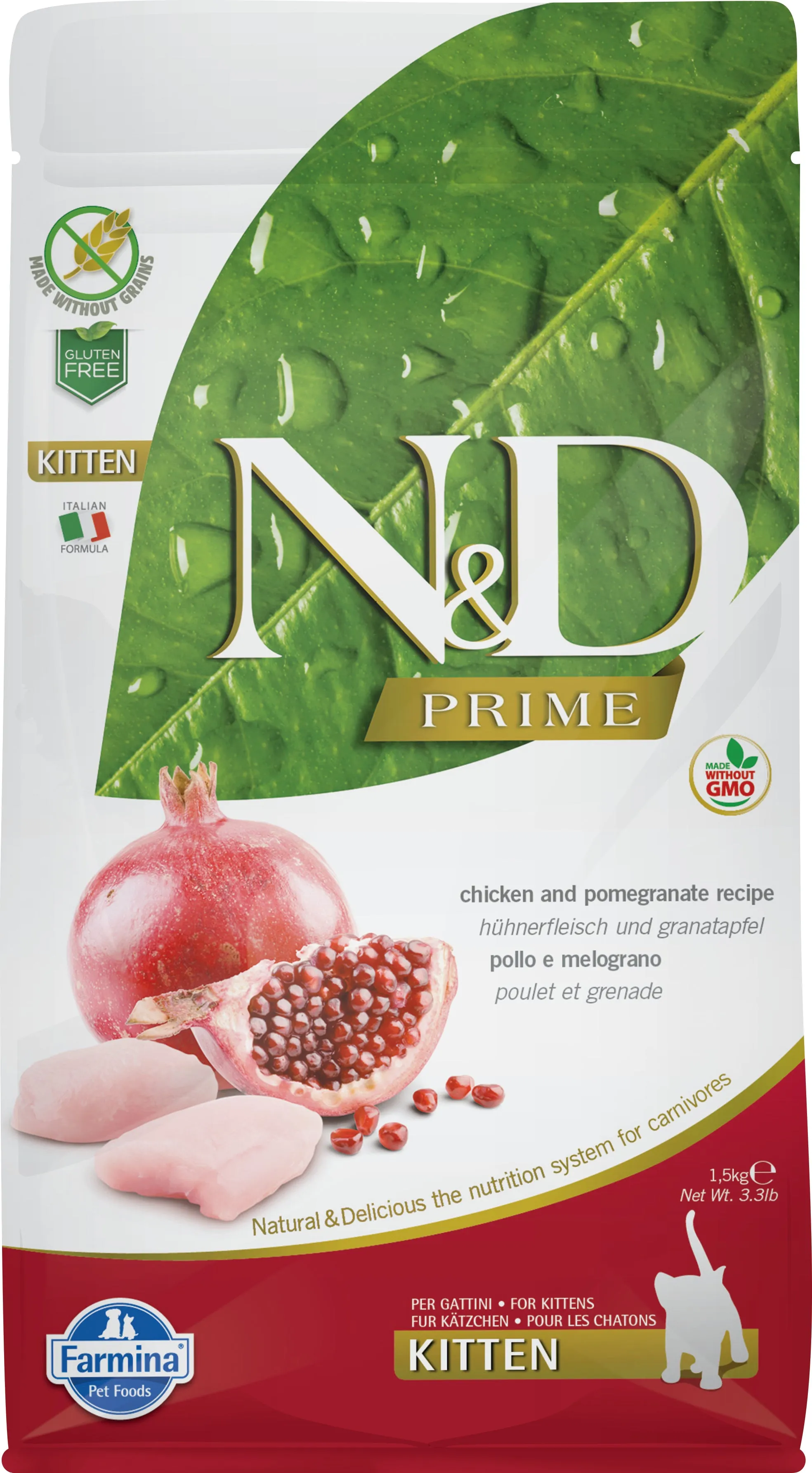 Farmina Prime Chicken & Pomegranate Kitten Food