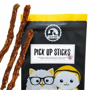 Feed My Paws Pick Up Sticks Chicken Cat & Dog Treats 70g
