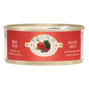 Fromm Four-Star Beef Pate Canned Cat Food 5.5oz