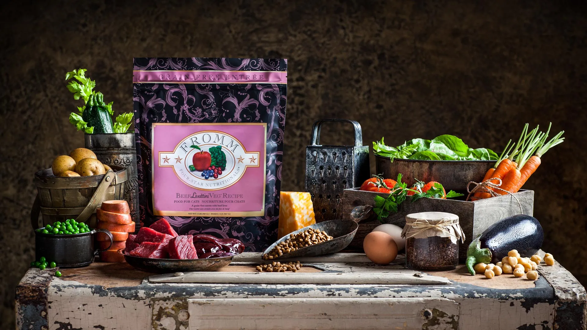 Fromm Four-Star Grain-Free Beef Livattini Veg Cat Food