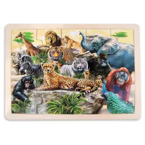 Jungle - 48 Piece Wooden Jigsaw Puzzle
