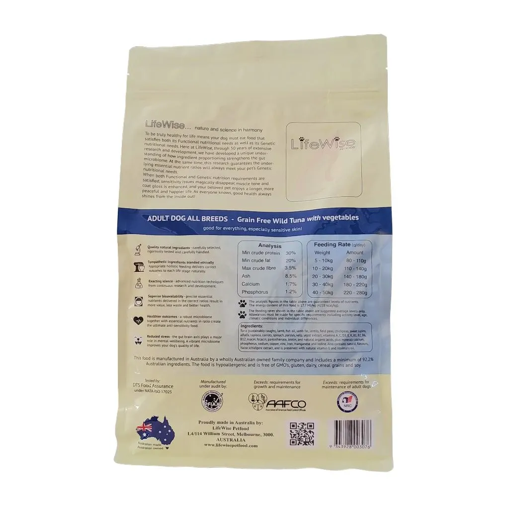 Lifewise Wild Tuna with Vegetables Grain Free Dog Food