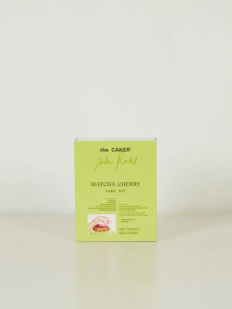 Matcha Cherry Cake Kit