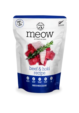 Meow Beef & Hoki Air Dried Cat Food 3.5oz