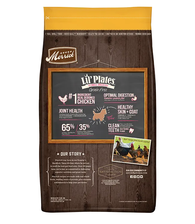 Merrick Lil Plates Chicken & Sweet Potato Dry Dog Food