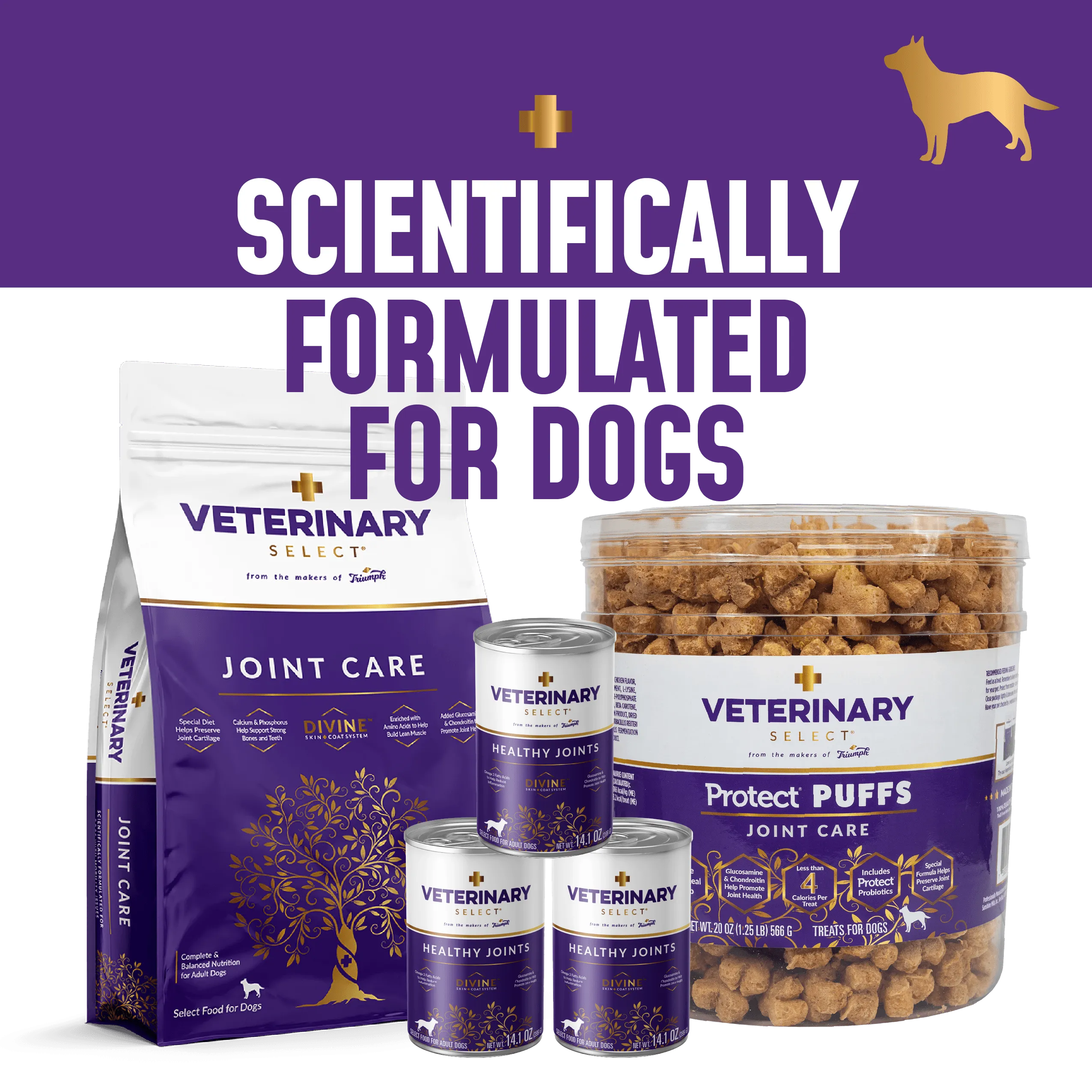 Protect Puffs Joint Care Dog Treats | 20 oz | Veterinary Select