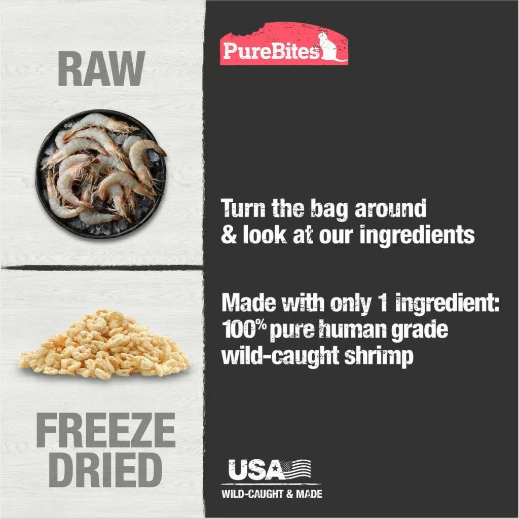Pure Bites Freeze Dried Shrimp Treats for Cats