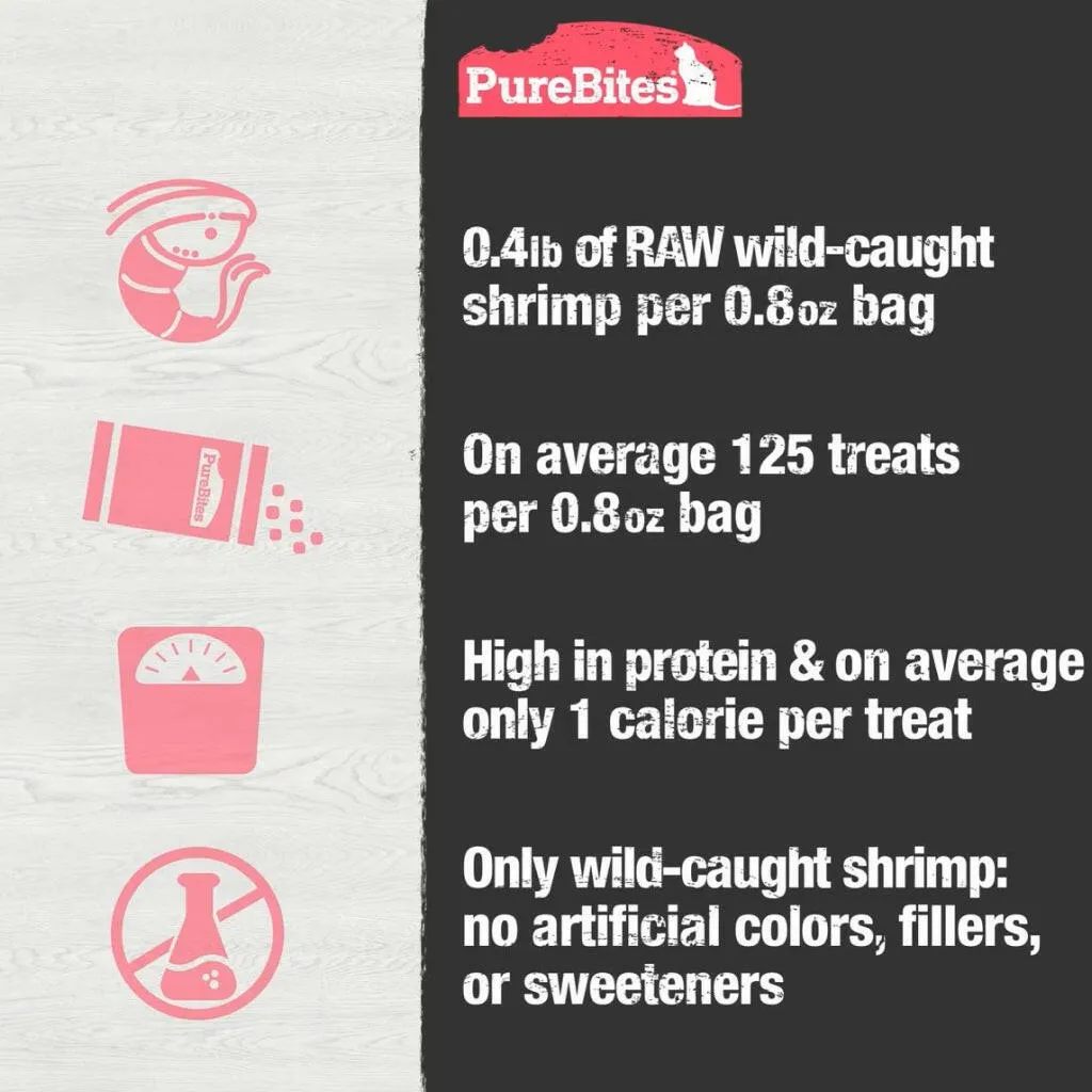 Pure Bites Freeze Dried Shrimp Treats for Cats