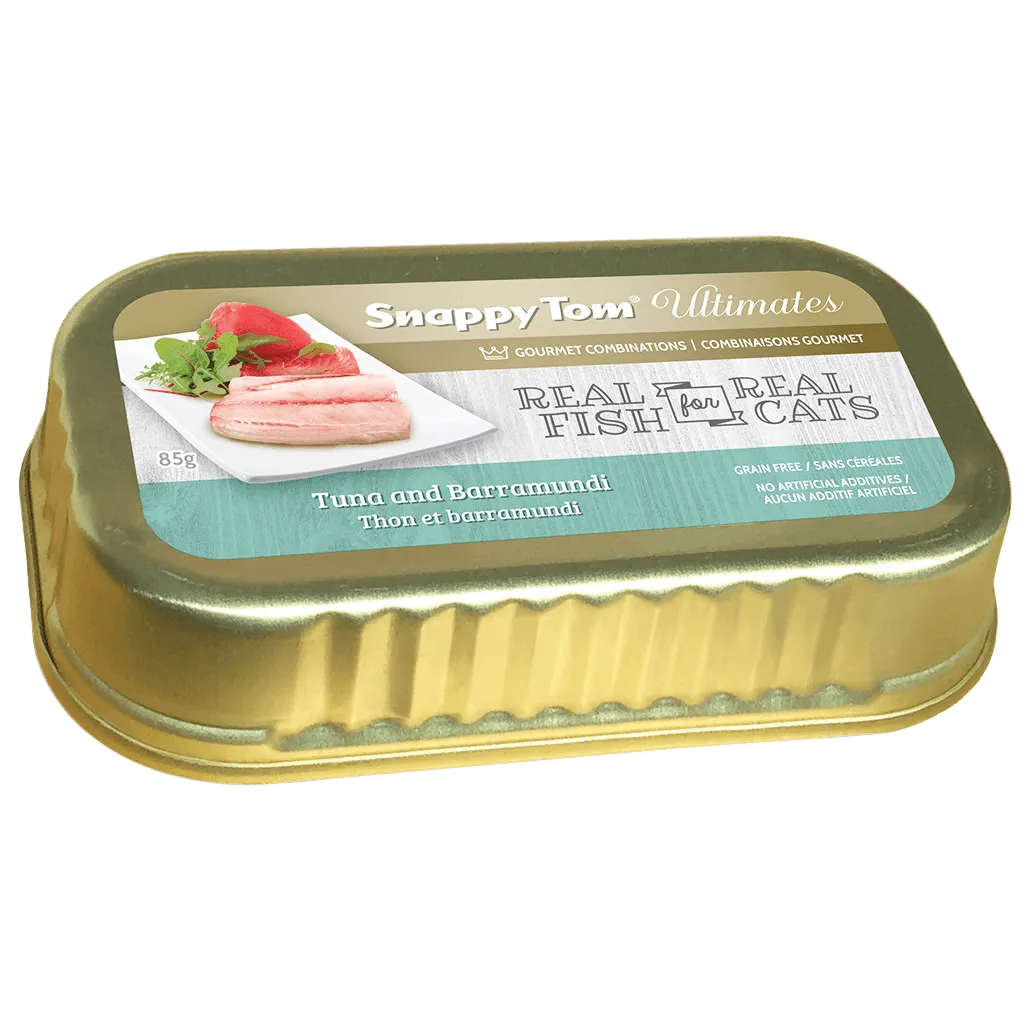Snappy Tom Wet Cat Food Ultimates Tuna & Barramundi