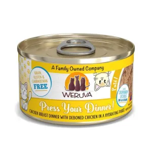 Weruva Classics Pate's Press Your Dinner Chicken Breast Dinner with Deboned Chicken Recipe in Hydrating Puree Canned Cat Food